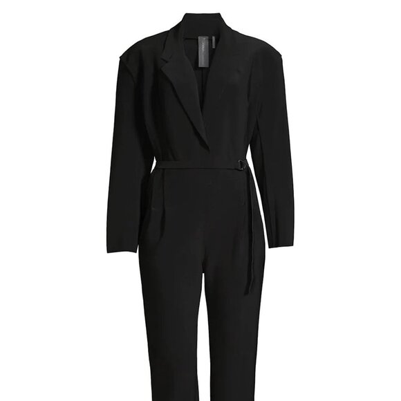 Norma KAMALI SINGLE BREASTED JUMPSUIT BLACK - Picture 8 of 12